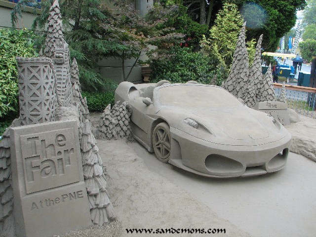 PNE Demonstration Sand Sculpture